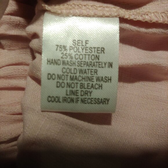 Her Entire Name is Grace Dusty Pink Smocked Y2kHigh Waist baby Doll Top S - Picture 7 of 7